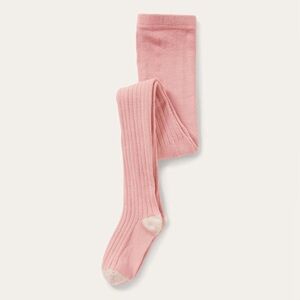 Mini Boden Ribbed Tights size 11-12 in Chalky Pink
